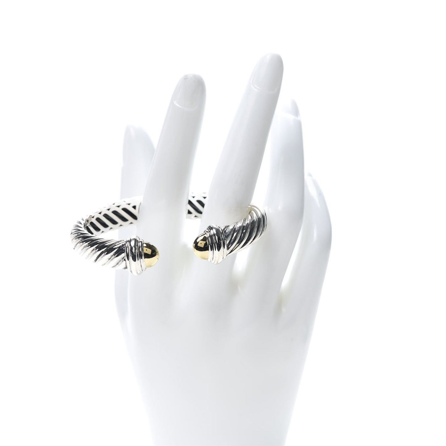 Sterling Silver 18K Yellow Gold 10mm Waverly Bracelet