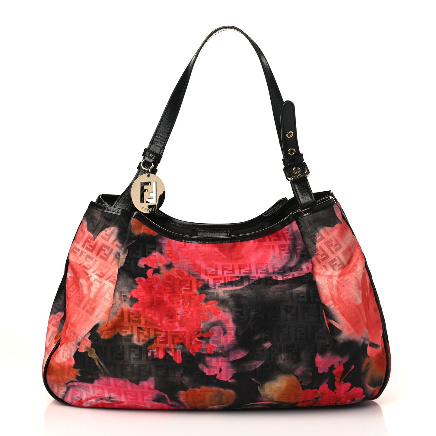 Zucchino Vitello Floral Forever Shoulder Bag Black Multicolor