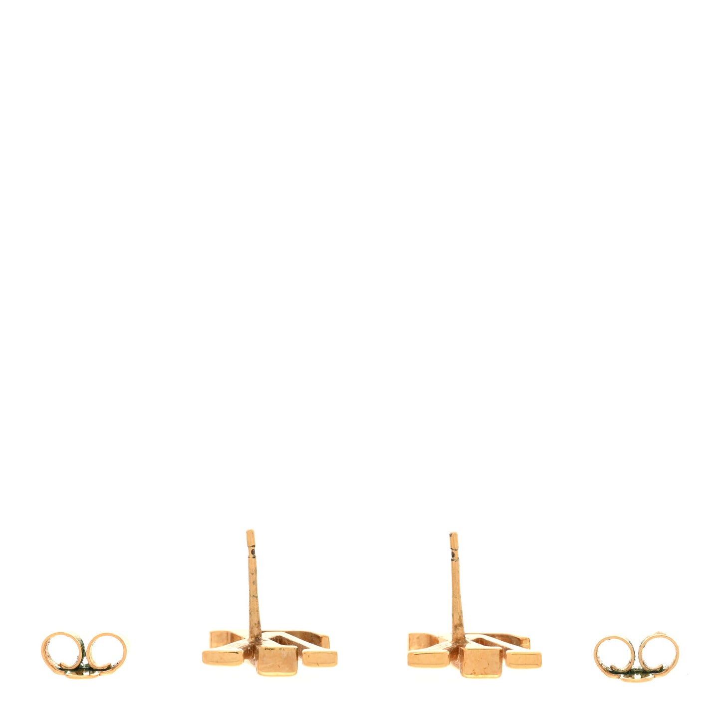 Metal LV Iconic Earrings Gold