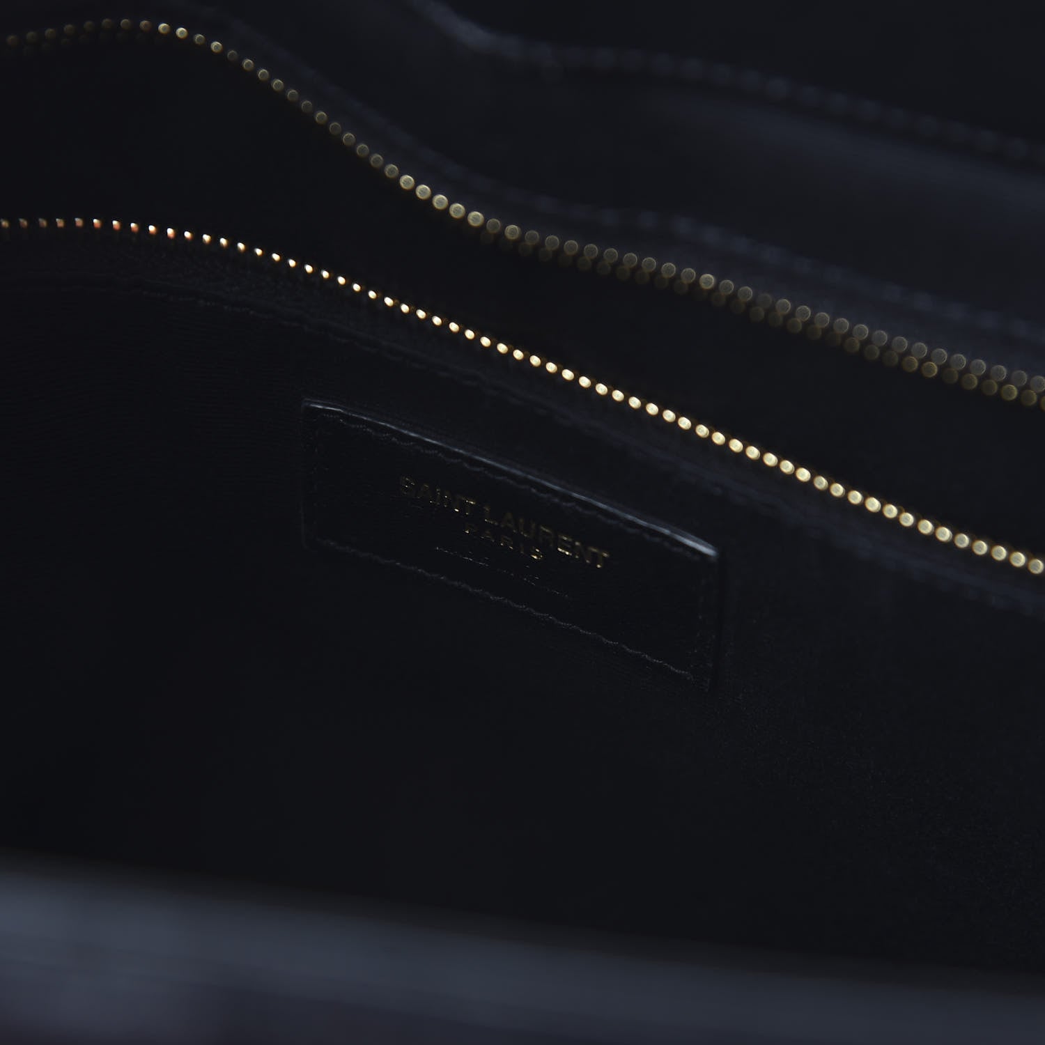Saint Laurent Calfskin Y Quilted Monogram Large Loulou Shopper Black 8 of 9