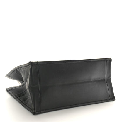 Christian Dior Calfskin Embossed Medium Book Tote Black 4 of 10
