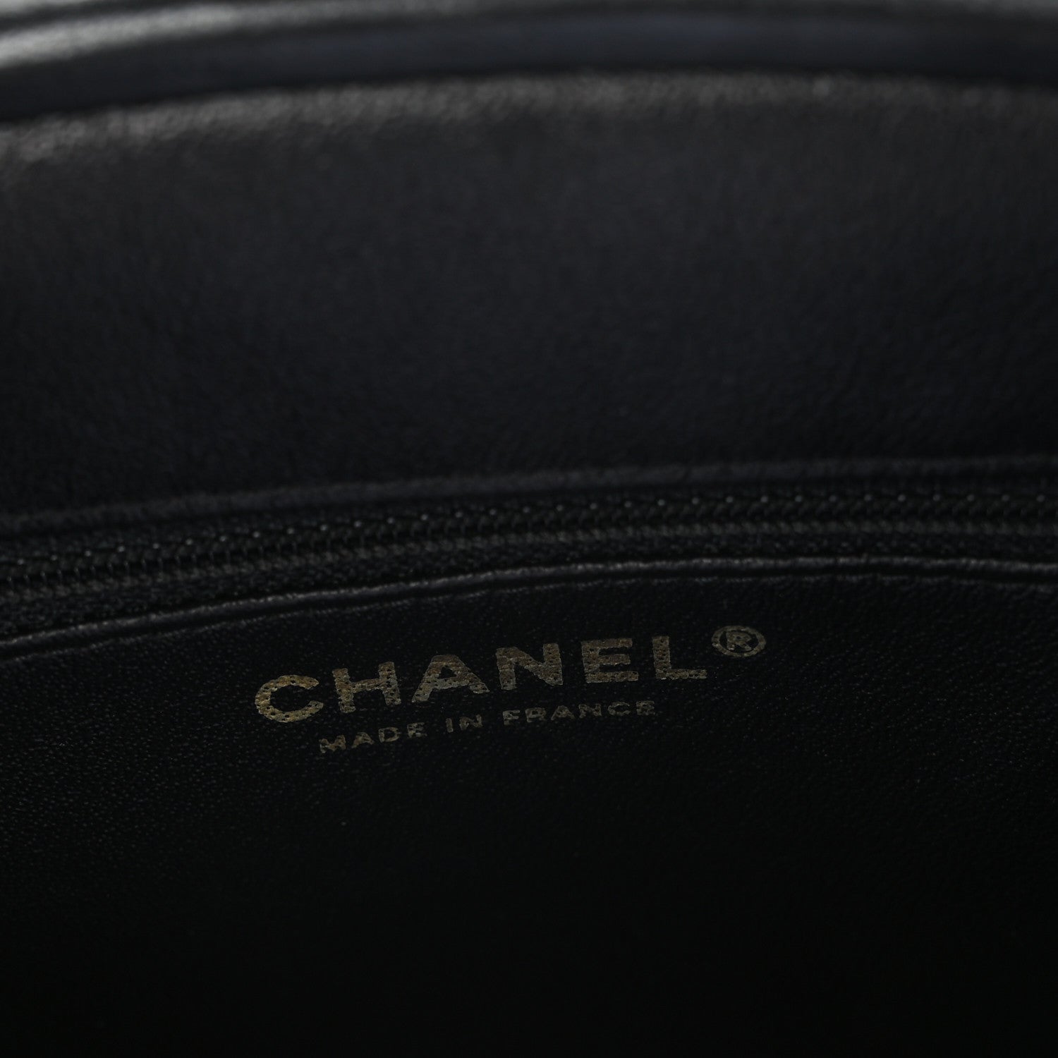Chanel Lambskin Chevron Quilted Timeless Clutch Black 6 of 9