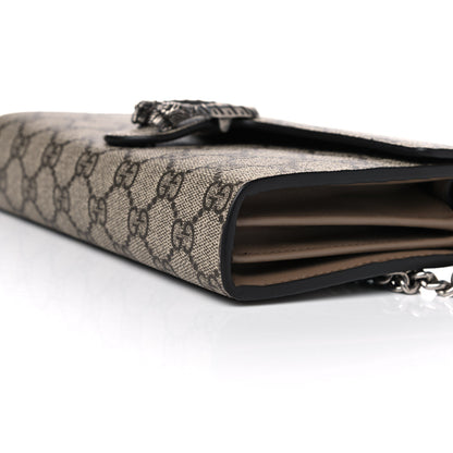 Gucci GG Supreme Monogram Mini Dionysus Chain Wallet Beige Taupe 11 of 13