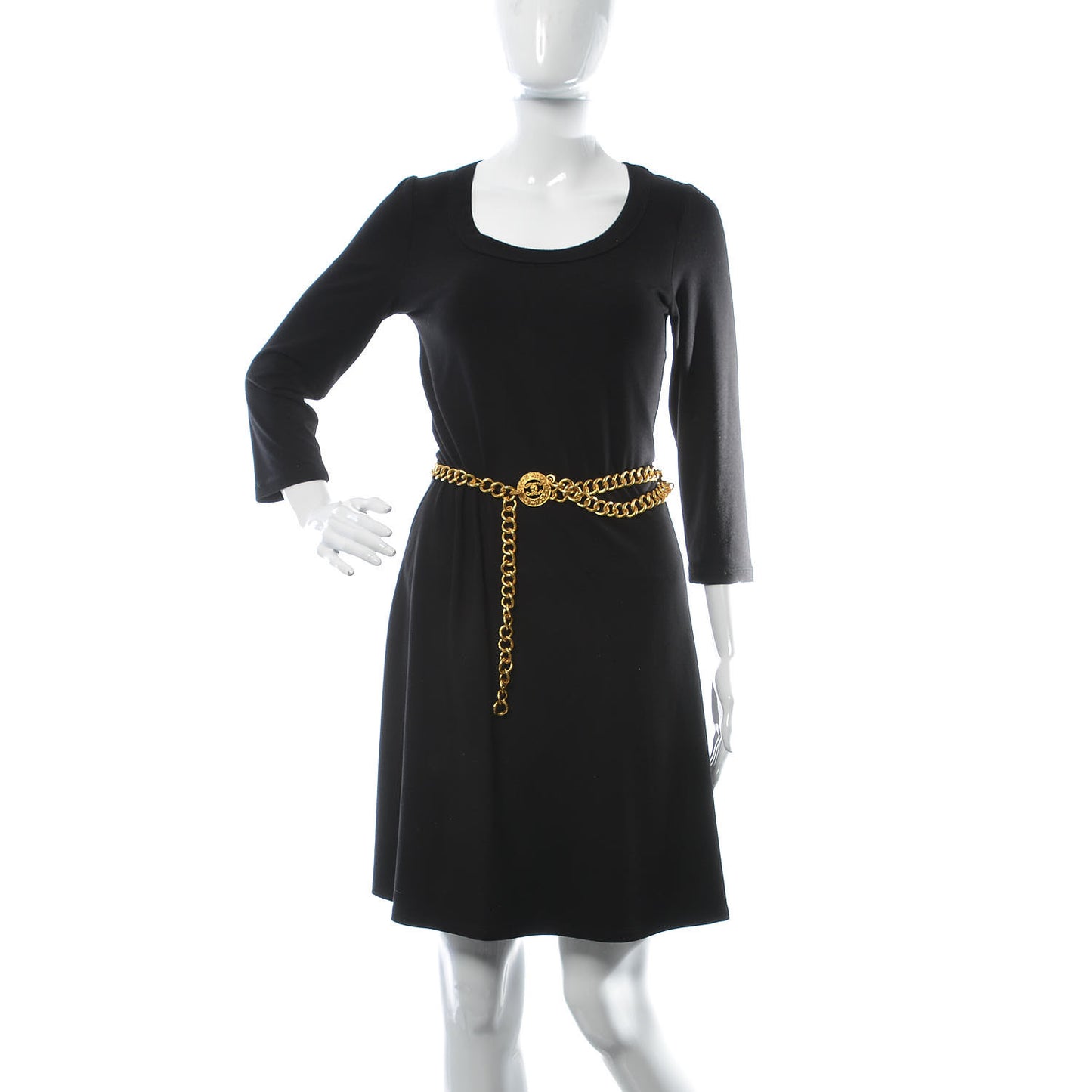 Chain Medallion Belt Gold