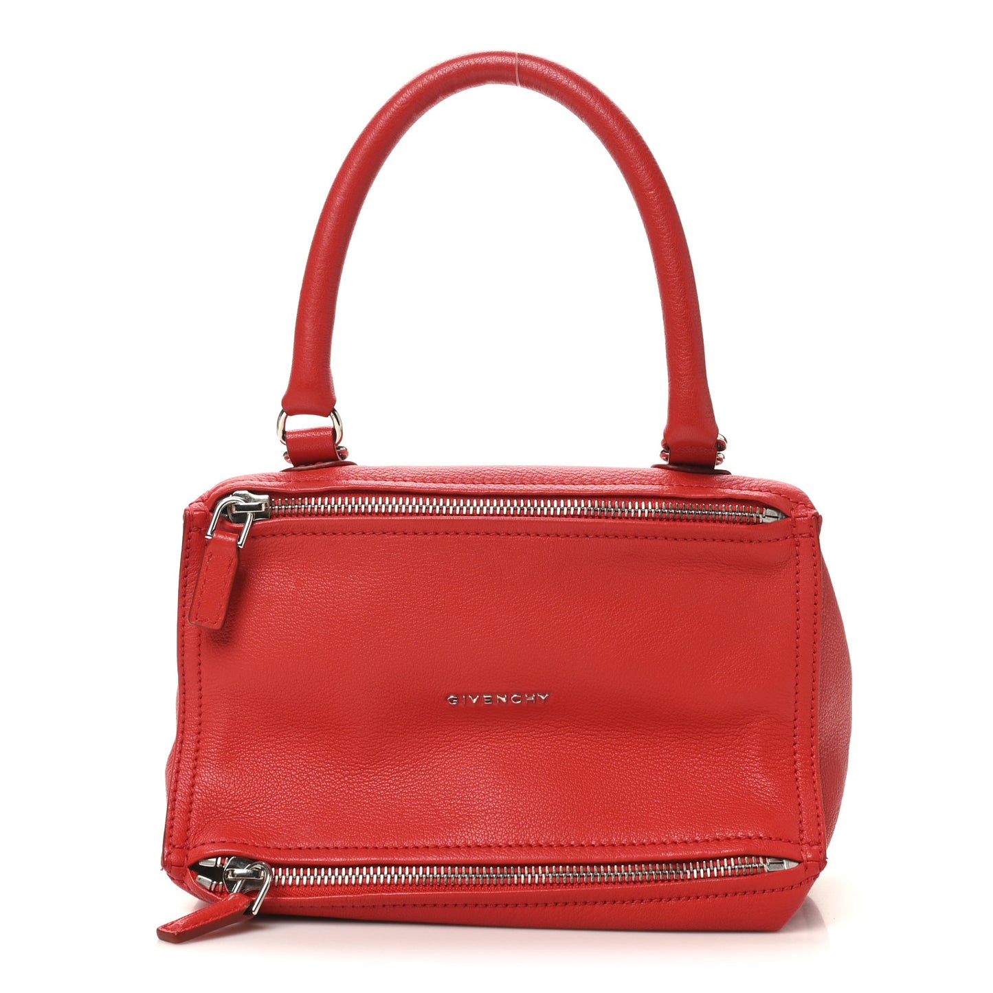 Sugar Goatskin Small Pandora Red