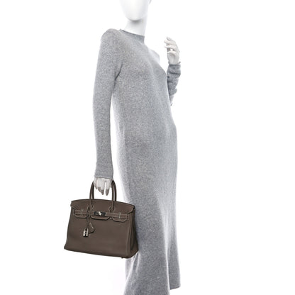 Hermes Togo Birkin 30 Etoupe 2 of 19