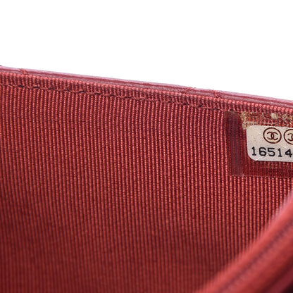 Chanel Lambskin Quilted Wallet on Chain WOC Red 10 of 11