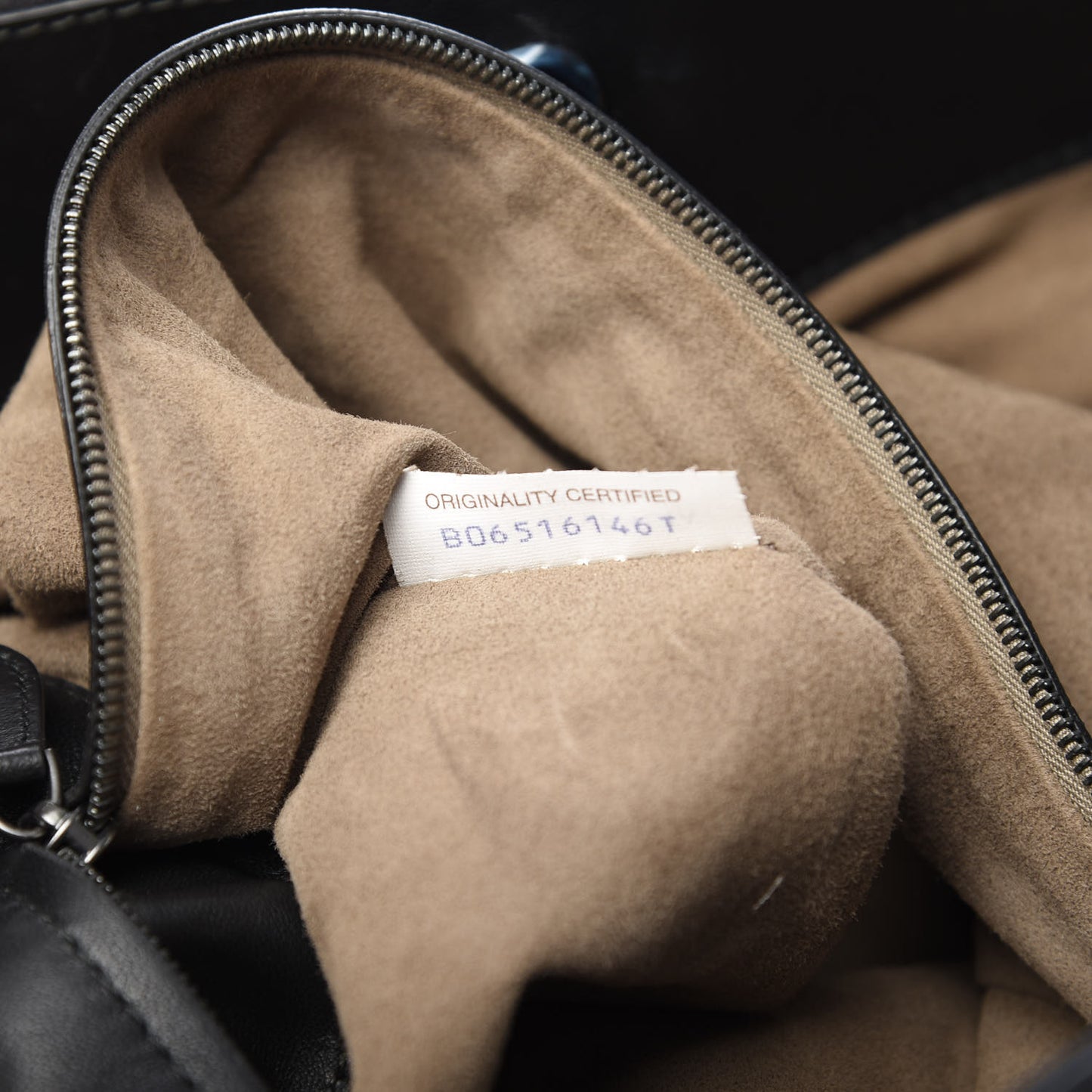 Nappa Intrecciato Large Tote Black