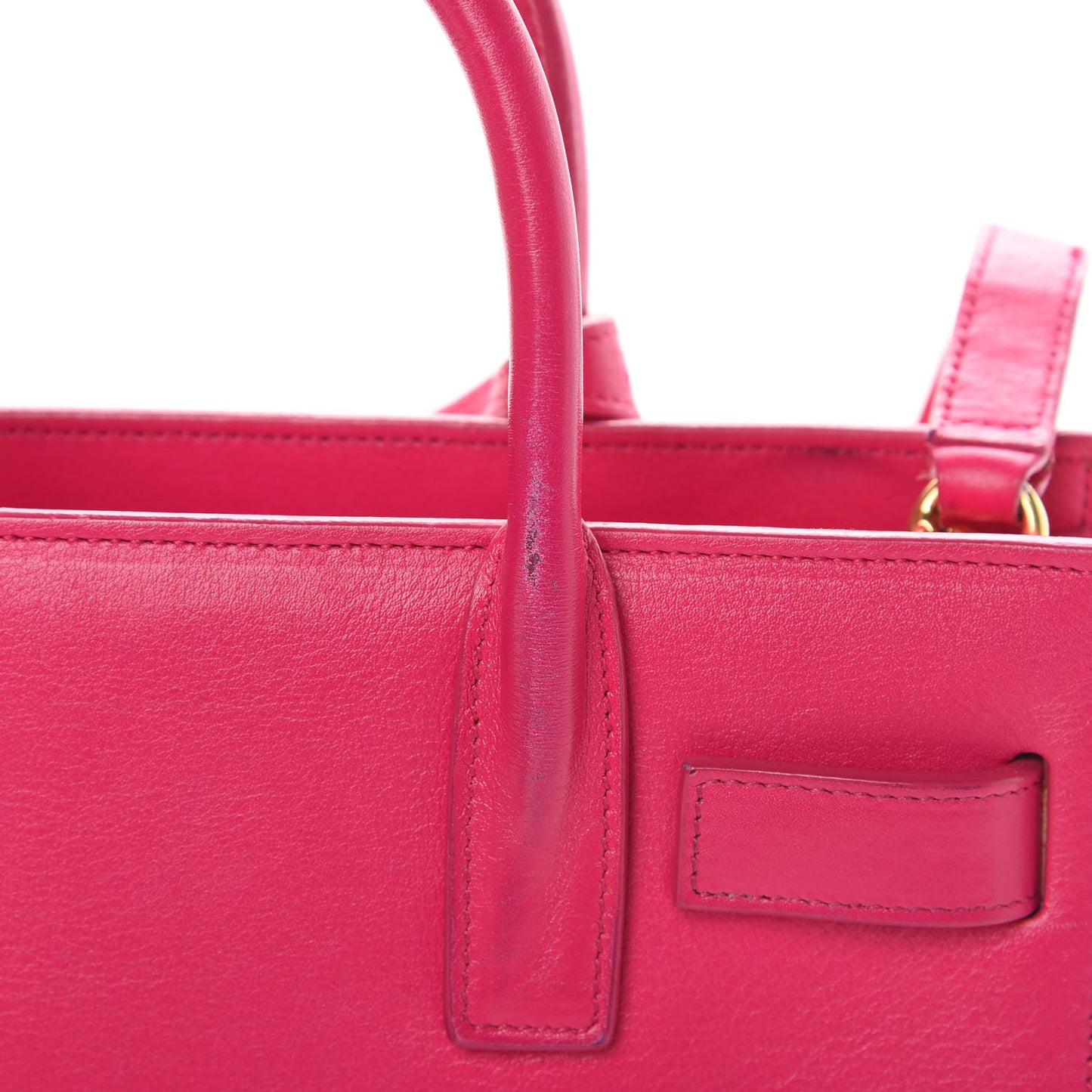 Calfskin Nano Sac De Jour Bubblegum