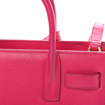 Saint Laurent Calfskin Nano Sac De Jour Bubblegum 15 of 21