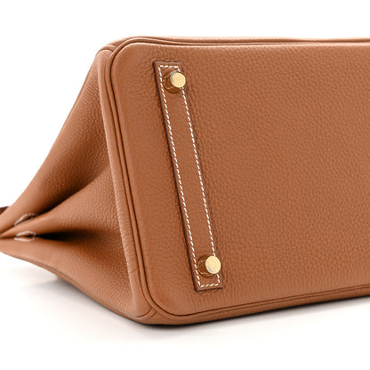 Hermes Togo BIRKIN 30 Gold 9 of 13