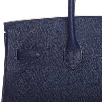 Hermes Epsom Birkin 35 Bleu Saphir 23 of 26