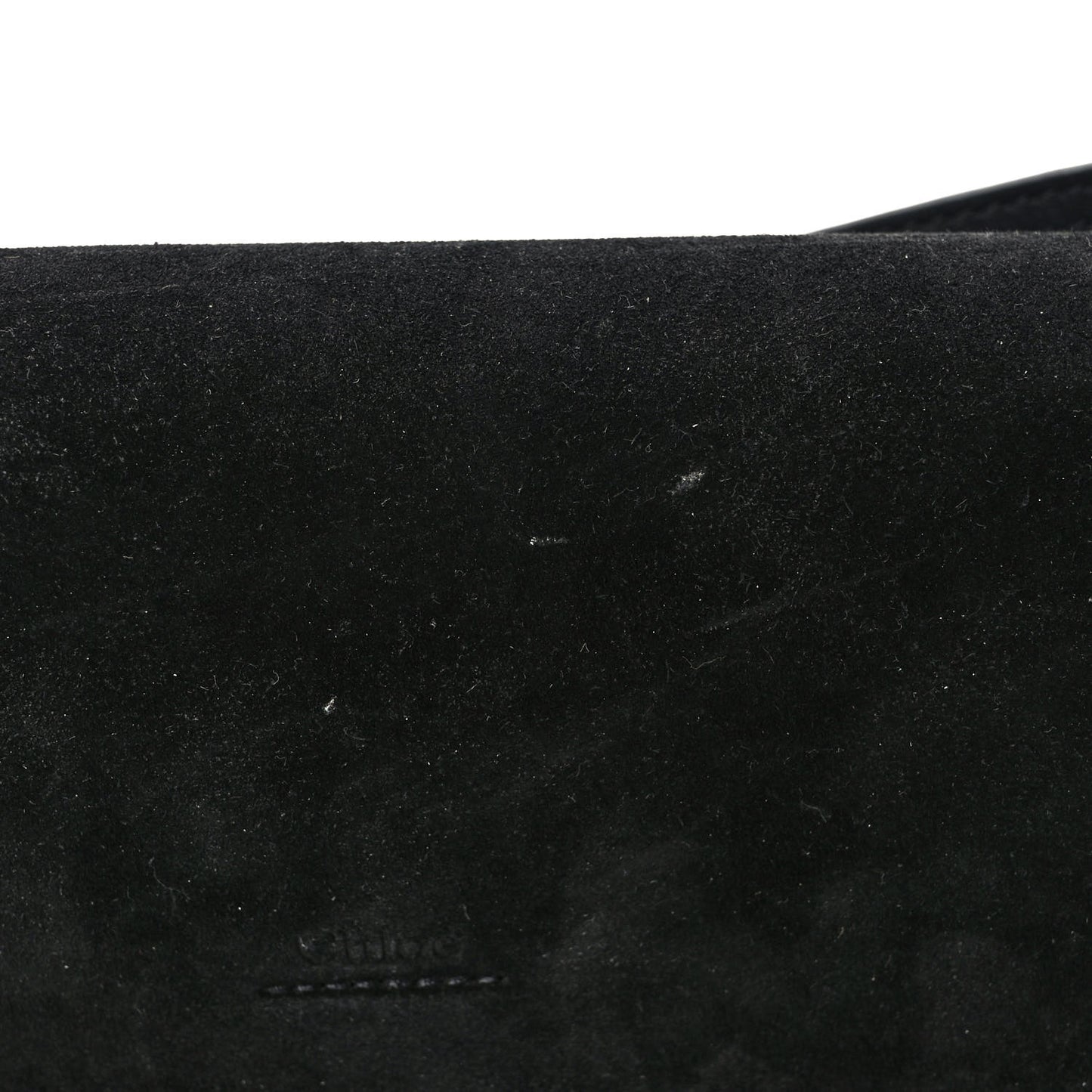 Suede Calfskin Small Faye Shoulder Bag Black