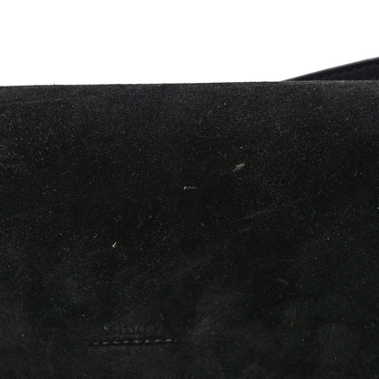 Chloe Suede Calfskin Small Faye Shoulder Bag Black 11 of 11