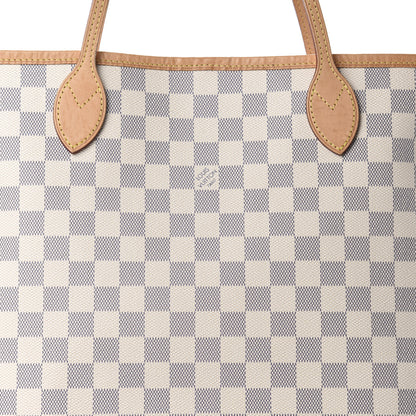 Louis Vuitton Damier Azur Neo Neverfull MM Rose Ballerine 13 of 13