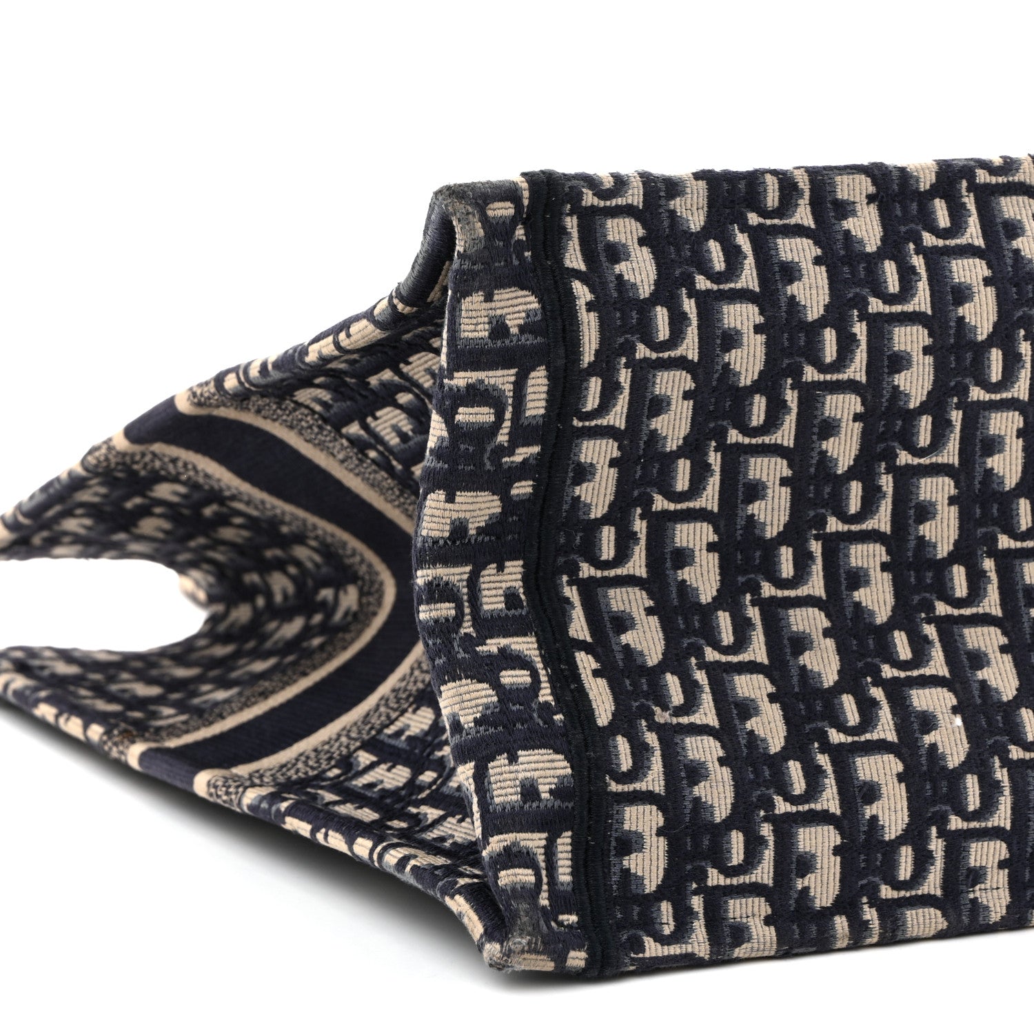 Christian Dior Oblique Large Book Tote Blue Multicolor 9 of 10
