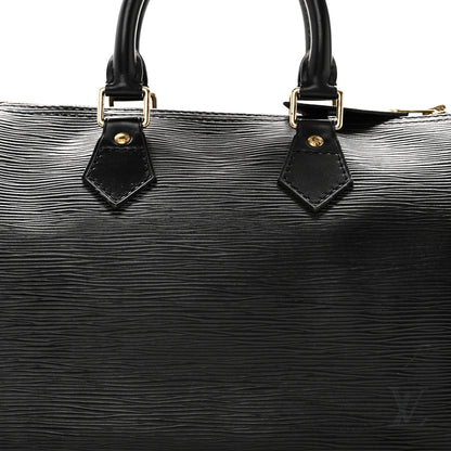 Louis Vuitton Epi Speedy 25 Black 7 of 9