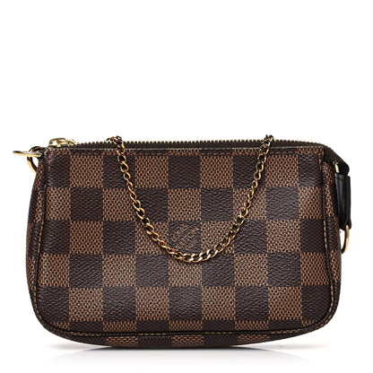 Louis Vuitton Damier Ebene Mini Pochette Accessories 1 of 9