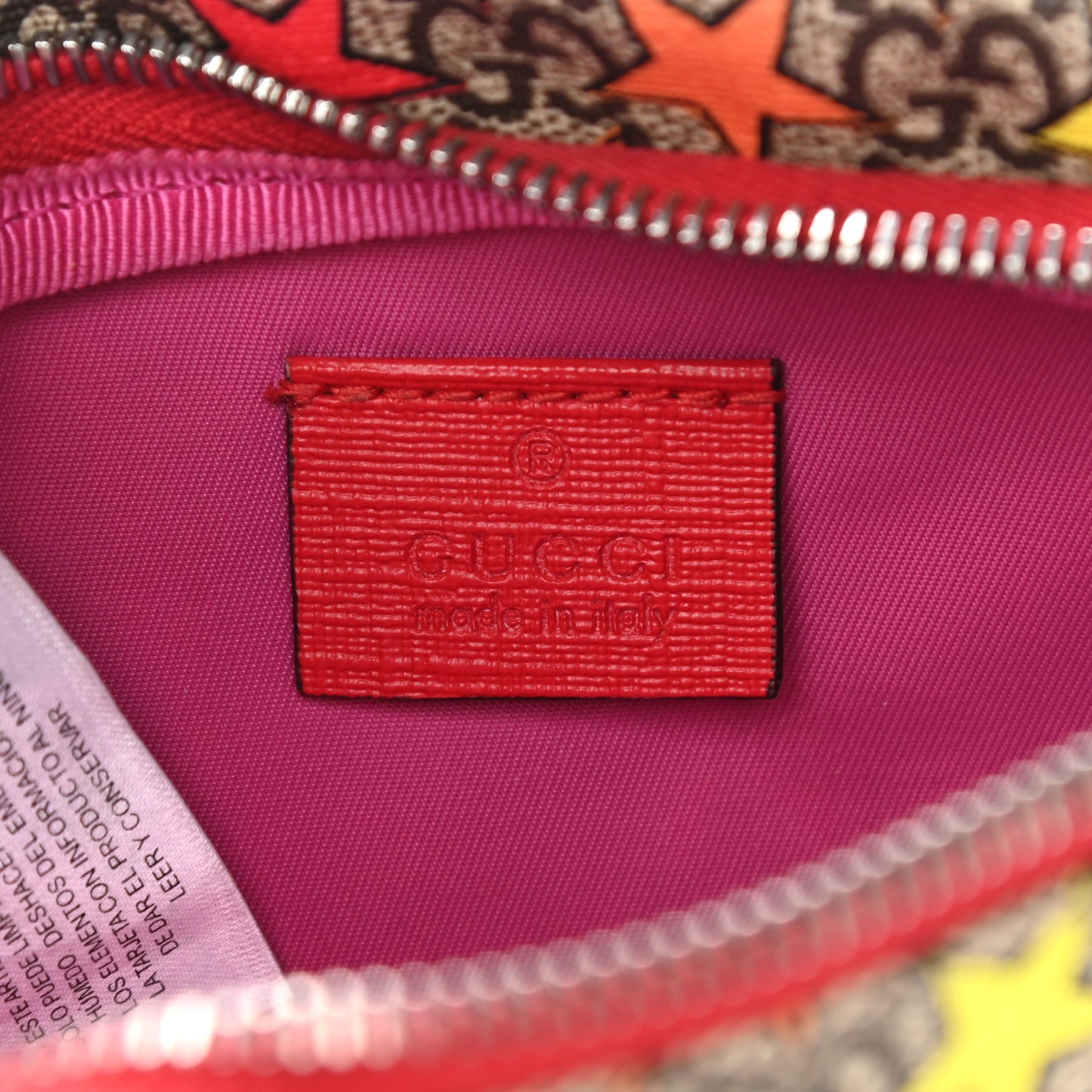GG Supreme Monogram Childrens Star Print Belt Bag Multicolor