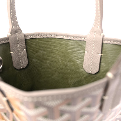 Goyard Goyardine Poitiers Claire Voie Tote Grege Khaki 10 of 10