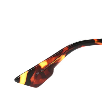 Christian Dior Abstract Square Mirrored Sunglasses Spotted Havana Purple 8 of 10