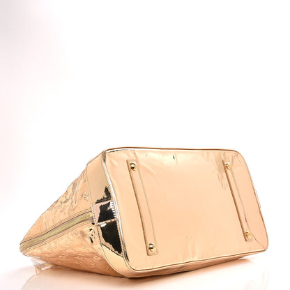 Louis Vuitton Monogram Miroir Alma GM XL Gold 4 of 17