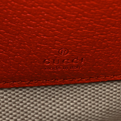 Gucci Fabric Embroidered Miami Striped Case Orange Multicolor 6 of 8
