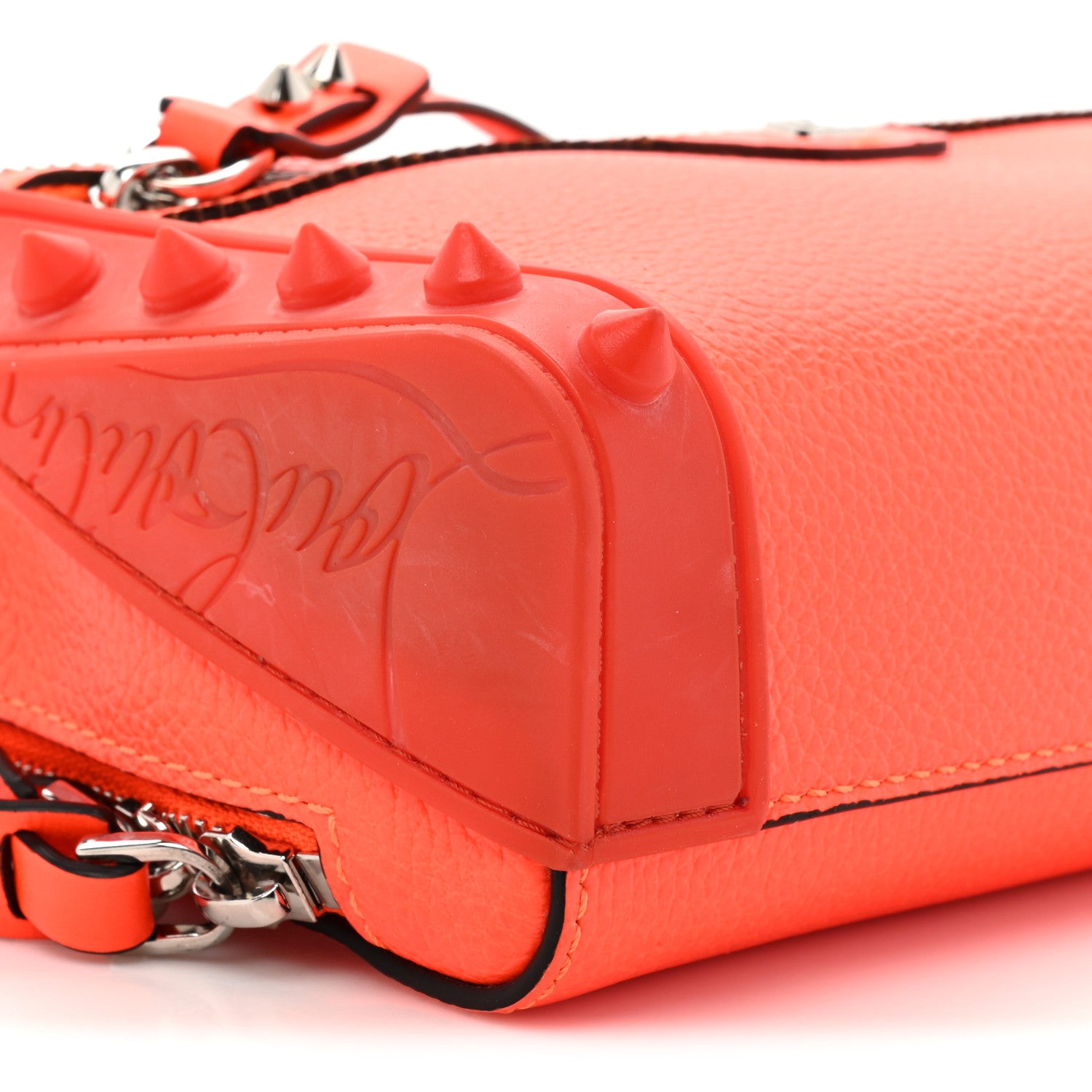 Christian Louboutin Empire Calfskin Gomme Spikes Loubitown Sunrise 10 of 19