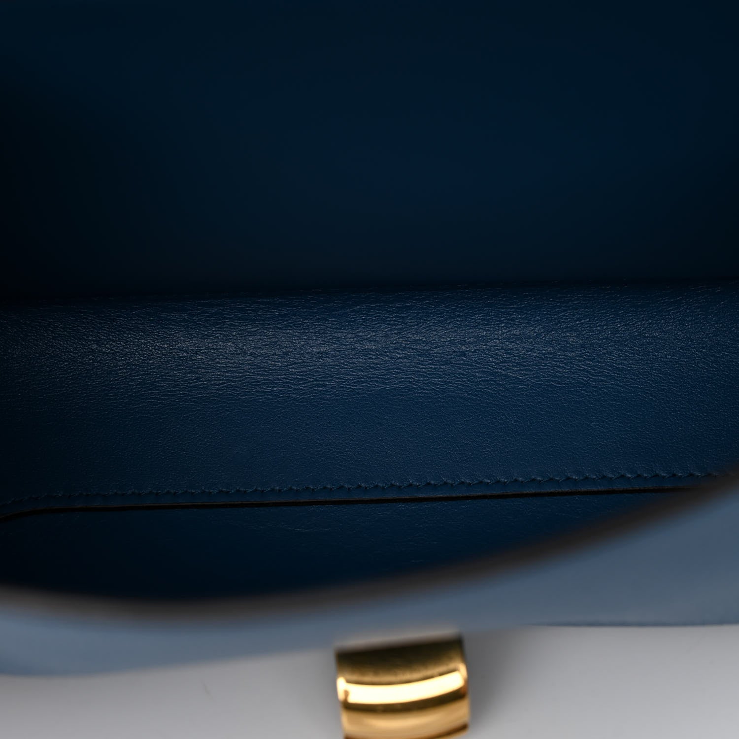 Salvatore Ferragamo Calfskin Small Margot Top Handle Satchel Azure 5 of 9