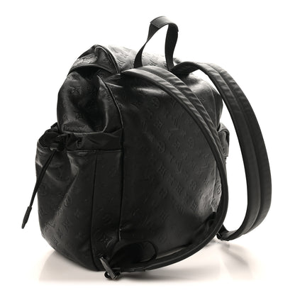 Louis Vuitton Calfskin Monogram Shadow Discovery Backpack Black 3 of 9