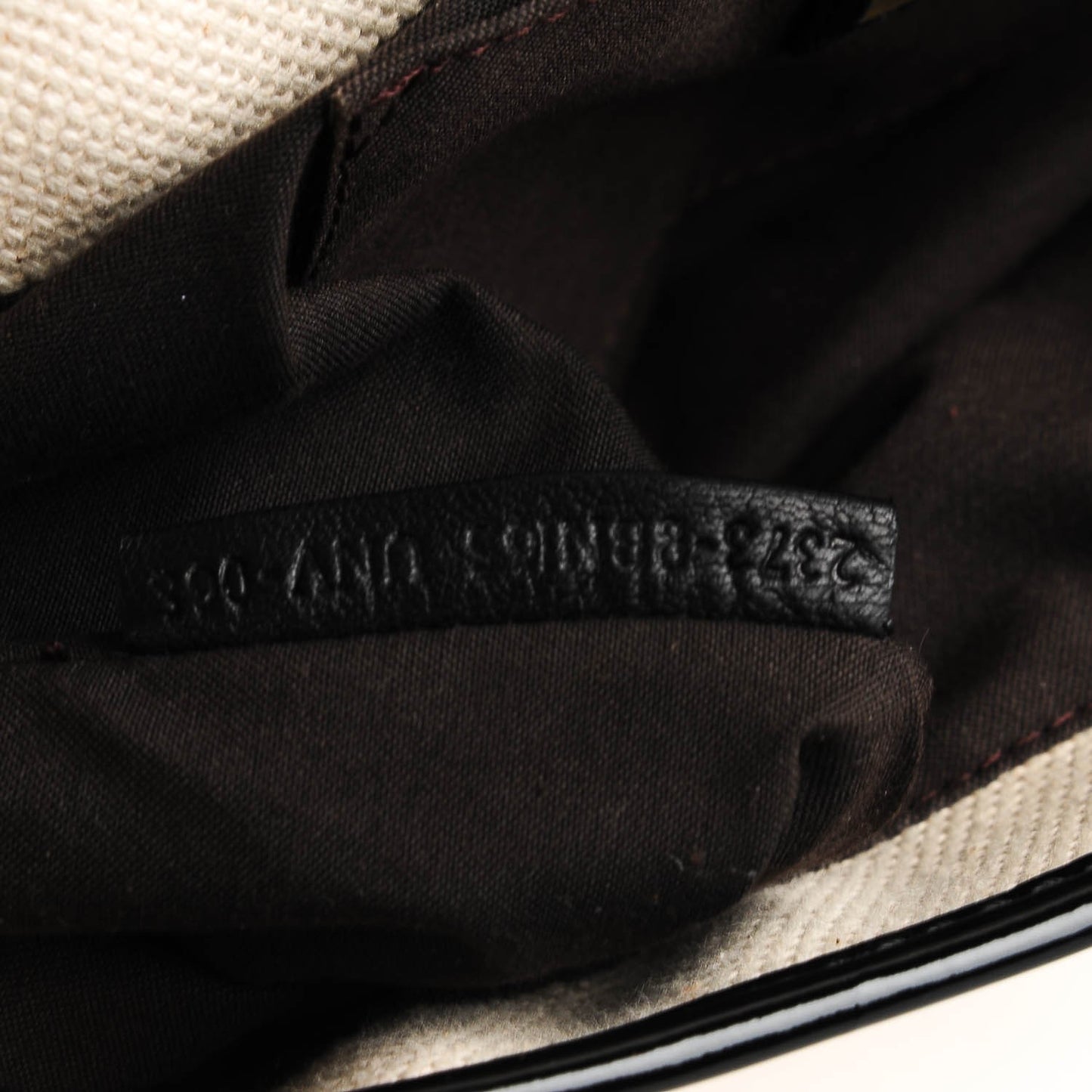 Canvas Patent B Bag Corda Black
