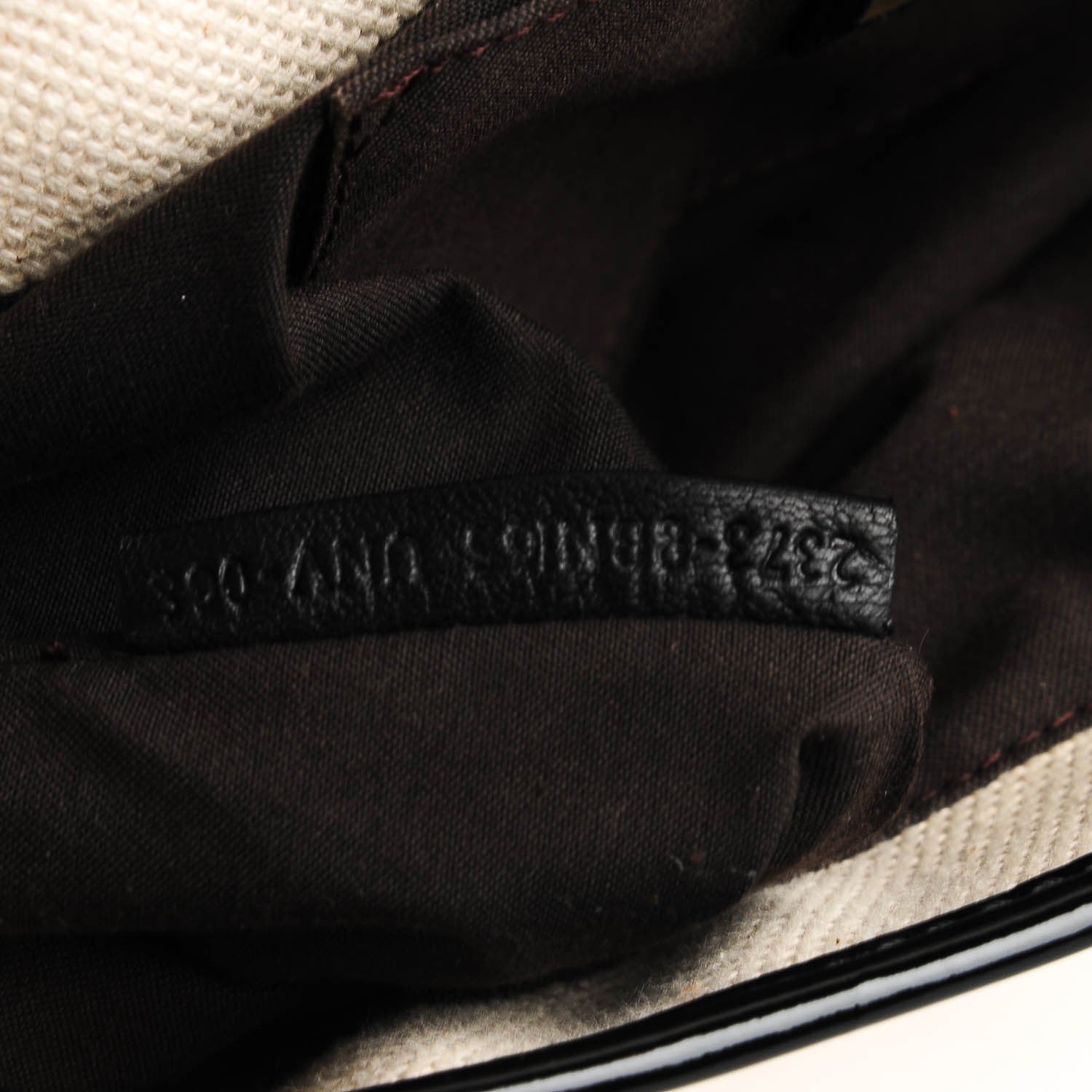 Fendi Canvas Patent B Bag Corda Black 8 of 10
