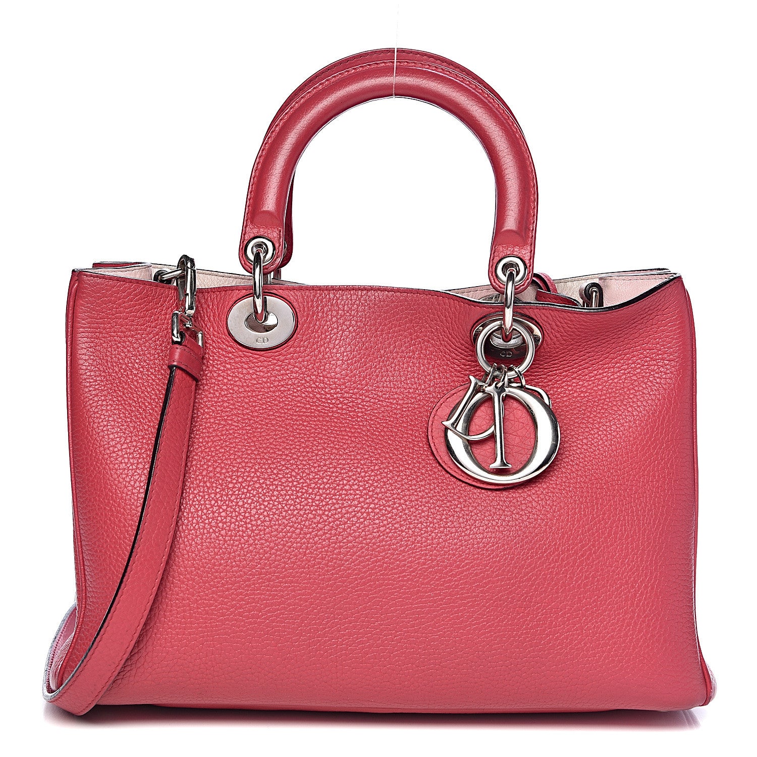 Christian Dior Bullcalf Medium Diorissimo Tote Pink 1 of 24