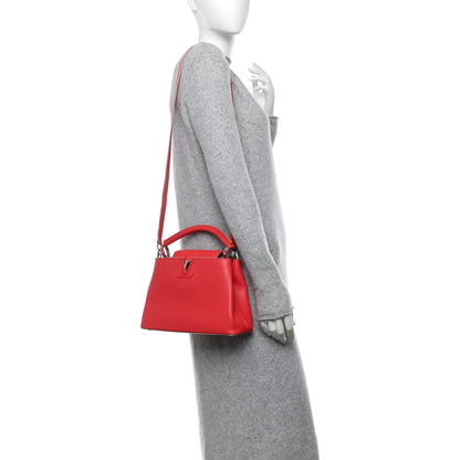 Louis Vuitton Taurillon Capucines BB Rose Litchi 2 of 9