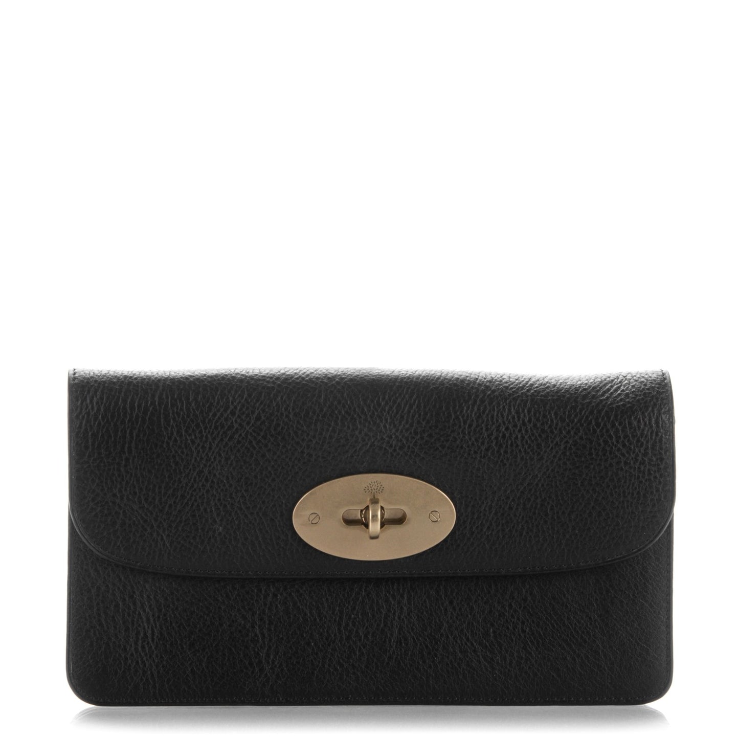 Grainy Leather Bayswater Wallet Black