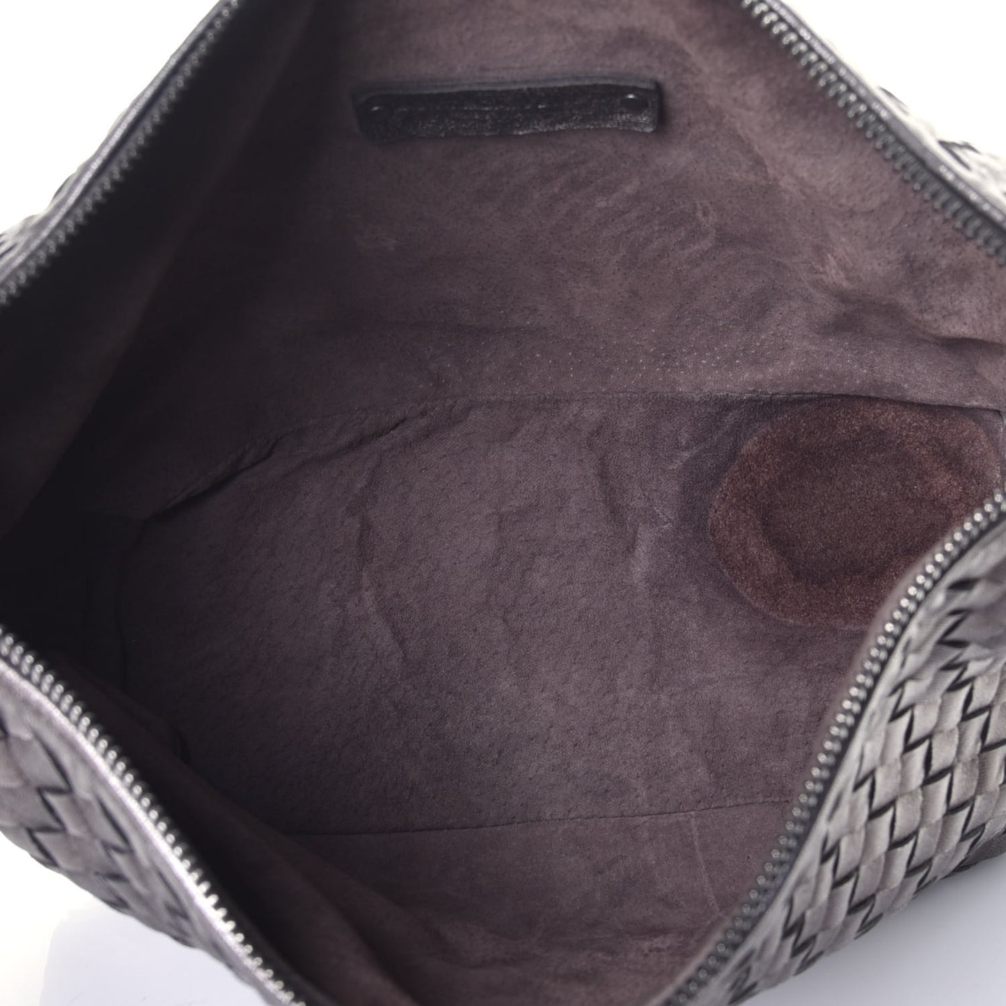 Metallic Nappa Intrecciato Small Shoulder Bag Steel