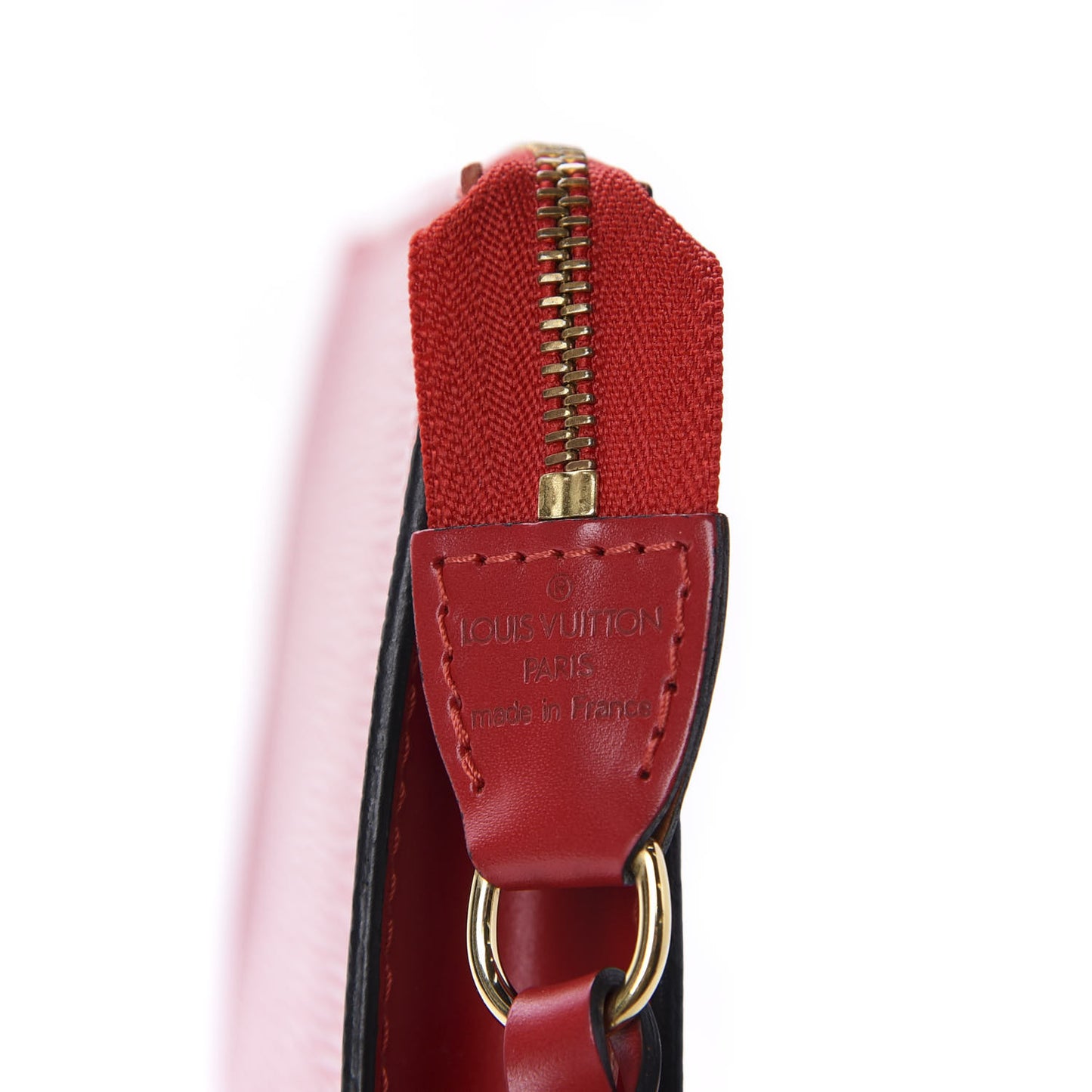 Epi Pochette Accessories 24 Castillan Red