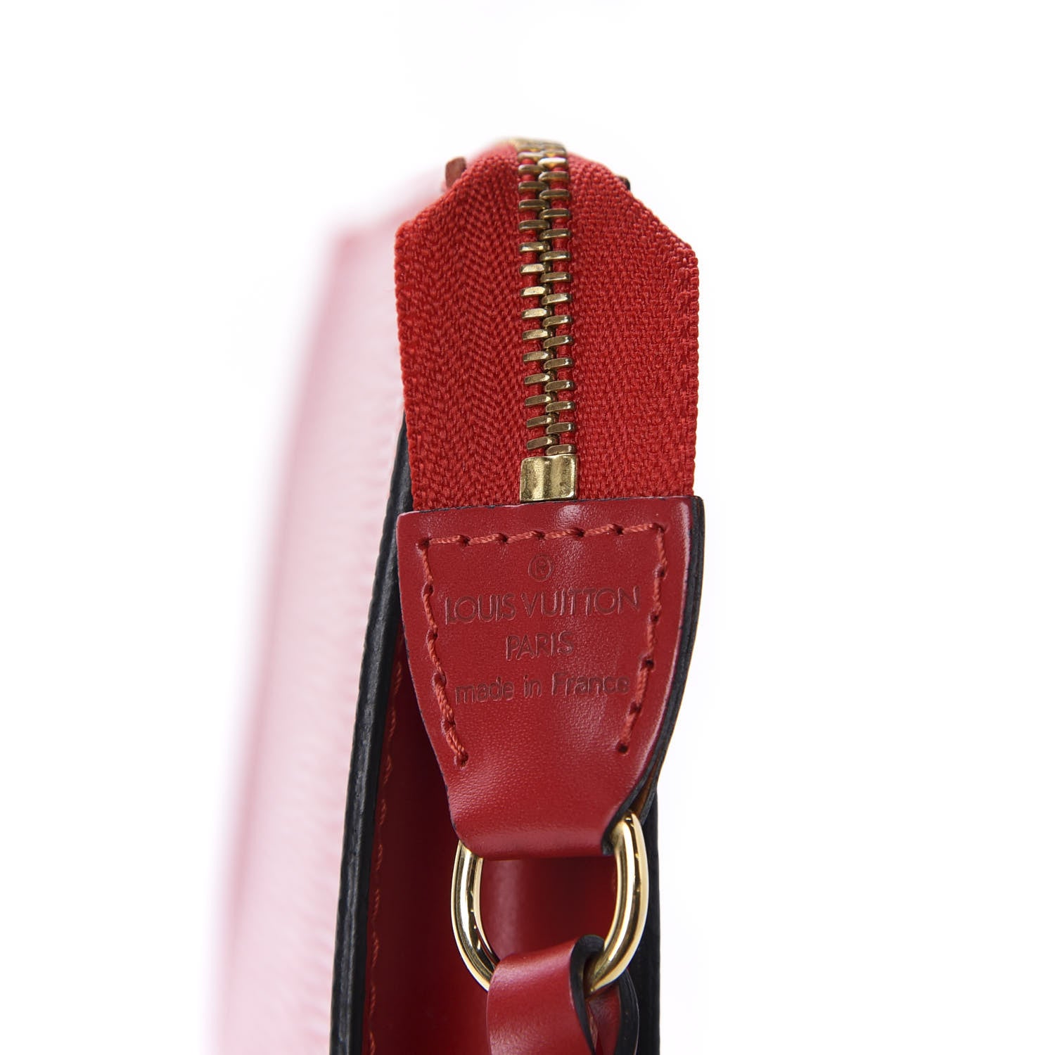 Louis Vuitton Epi Pochette Accessories 24 Castillan Red 9 of 11