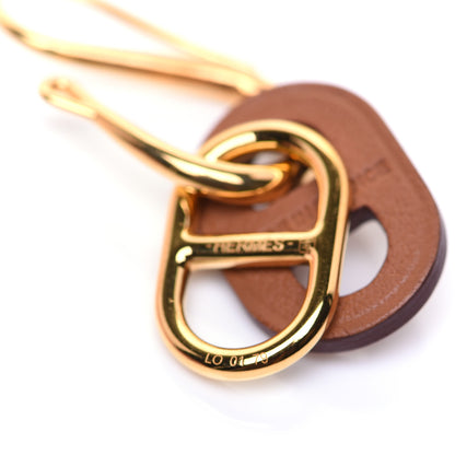 Hermes Swift O'Maillon Earrings Gold 6 of 9