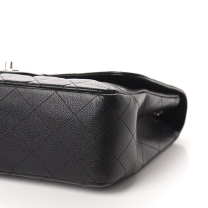 Chanel Caviar Quilted Jumbo Single Flap Black 7 of 10