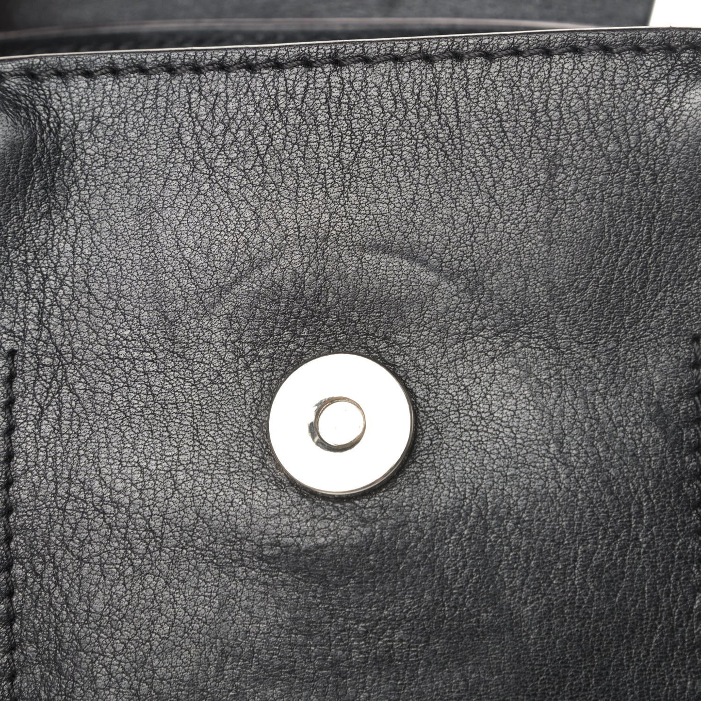 Suede Calfskin Mini Faye Backpack Black