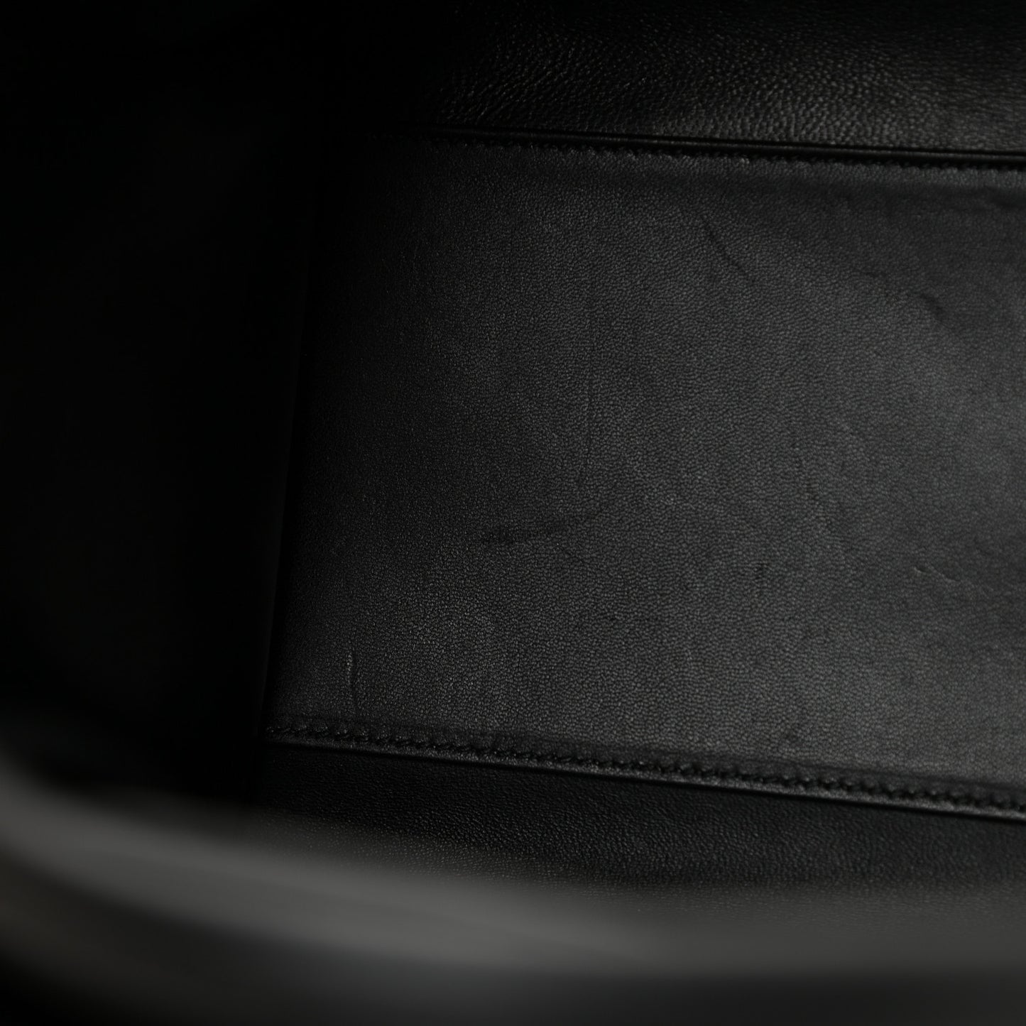 Grained Calfskin Medium Diorever Flap Black