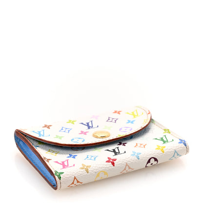 Louis Vuitton Monogram Multicolor Business Card Holder White Raisin 4 of 6
