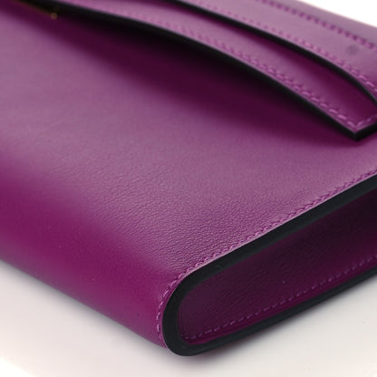 Hermes Swift Kelly Cut Clutch Pochette Anemone 10 of 11