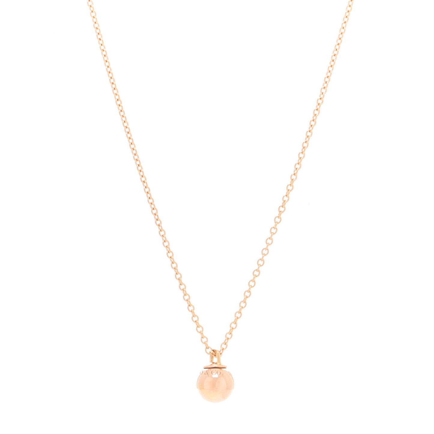 18K Rose Gold 8mm HardWear Ball Pendant Necklace