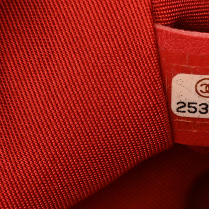 Chanel Caviar Chevron Quilted Medium Boy Flap Red 7 of 12