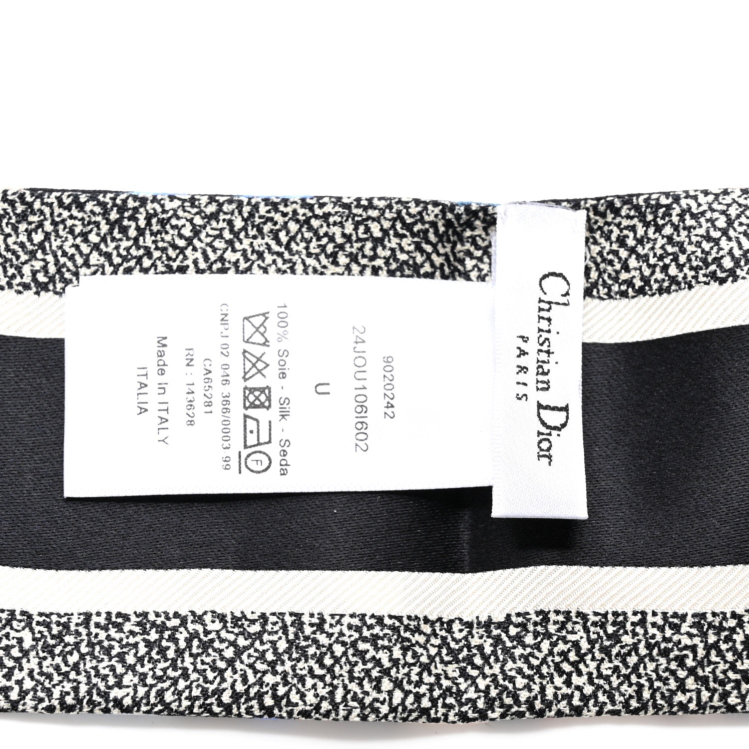 Christian Dior Silk Floral Pop Mitzah Scarf Multicolor 3 of 4