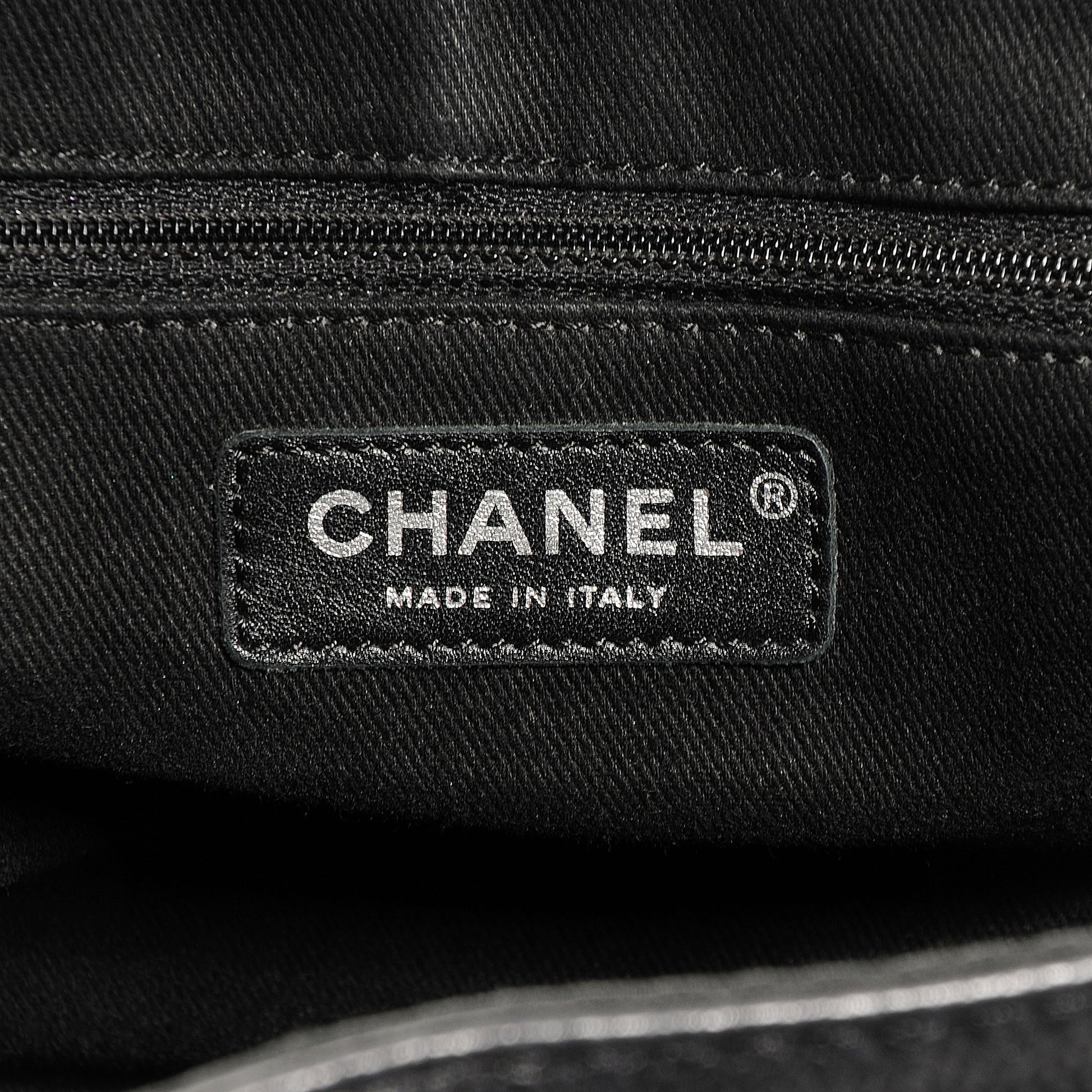 Chanel Caviar Half Moon Large Flap Black 6 of 7