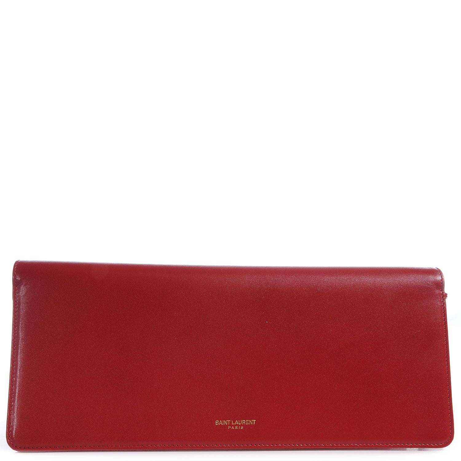 Saint Laurent Leather Classic Paris Document Case Red 1 of 8