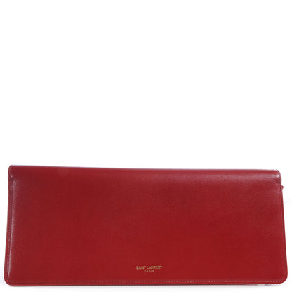Saint Laurent Leather Classic Paris Document Case Red 1 of 8